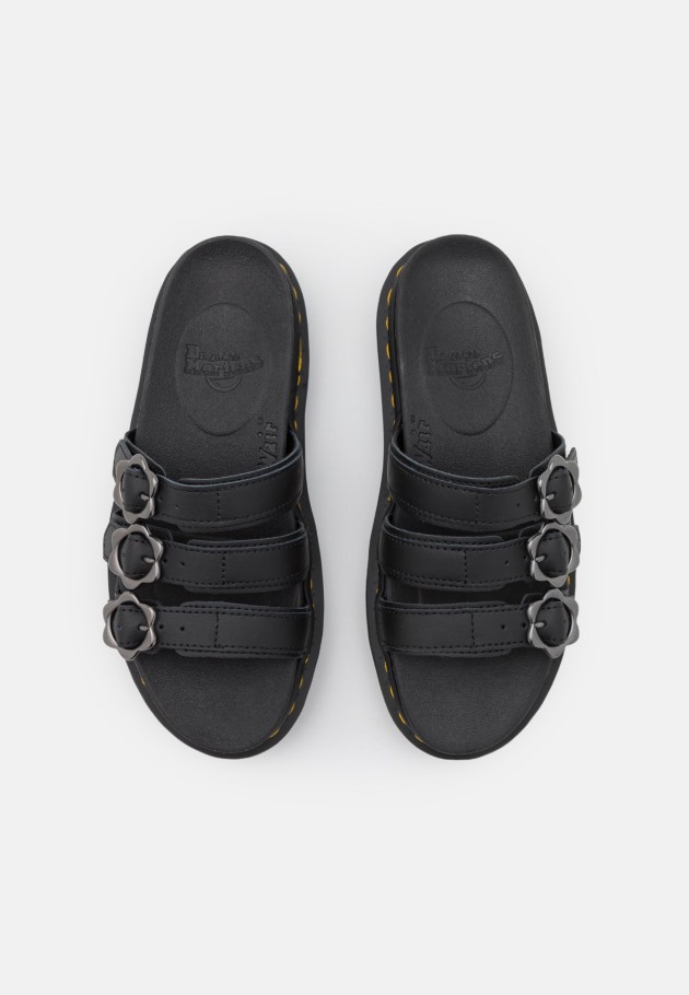 Black Lisboa Black Hydro Dr.martens Portugal Blaire Mules De Salto Alto