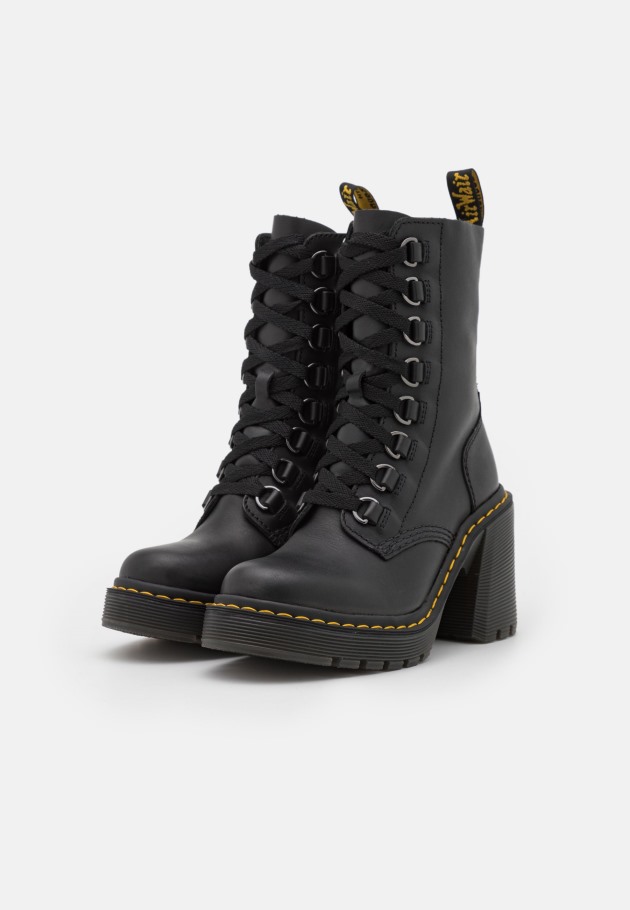 Botins Pretos Outlet Chesney Com Atacadores Dr.martens Portugal Preto