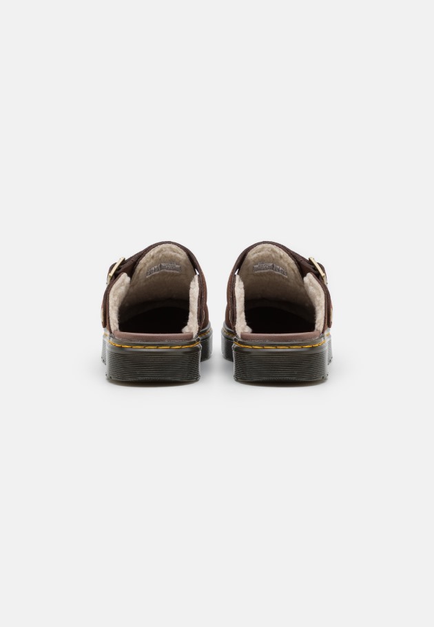Outlet Castanho Escuro Dr.martens Portugal Carlson Unissex Mules Castanho