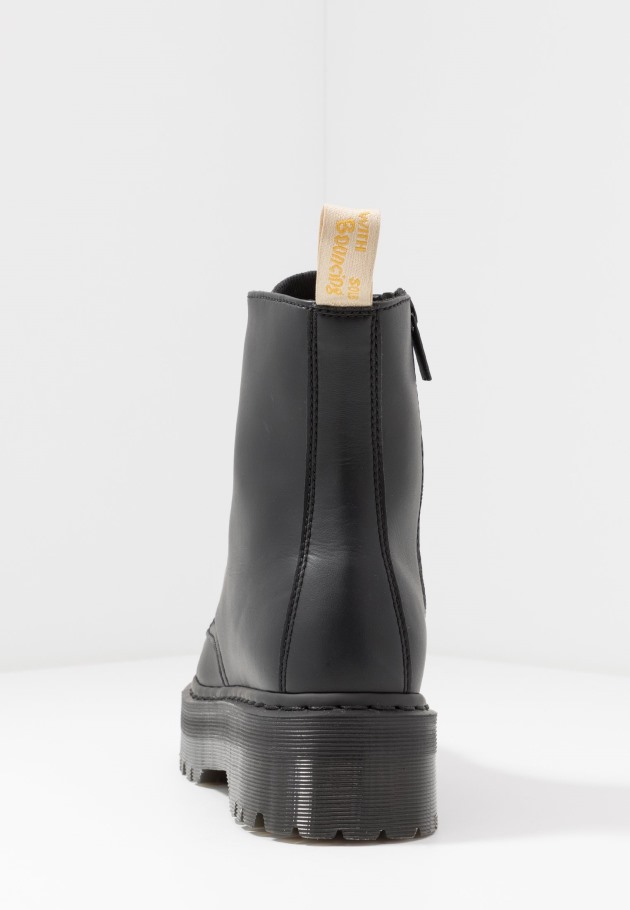 Lisboa Dr.martens Portugal Vegan Jadon Ii Botins Mono Com Atacadores Preto Preto