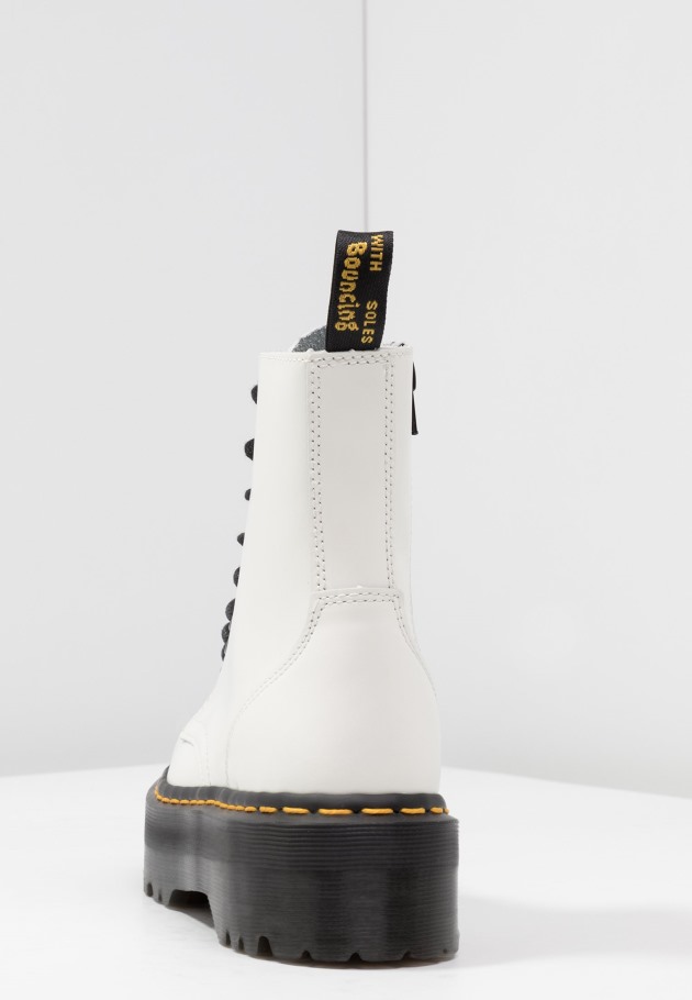 Outlet Branco Dr.martens Portugal Botins Plataforma Jadon Brancos