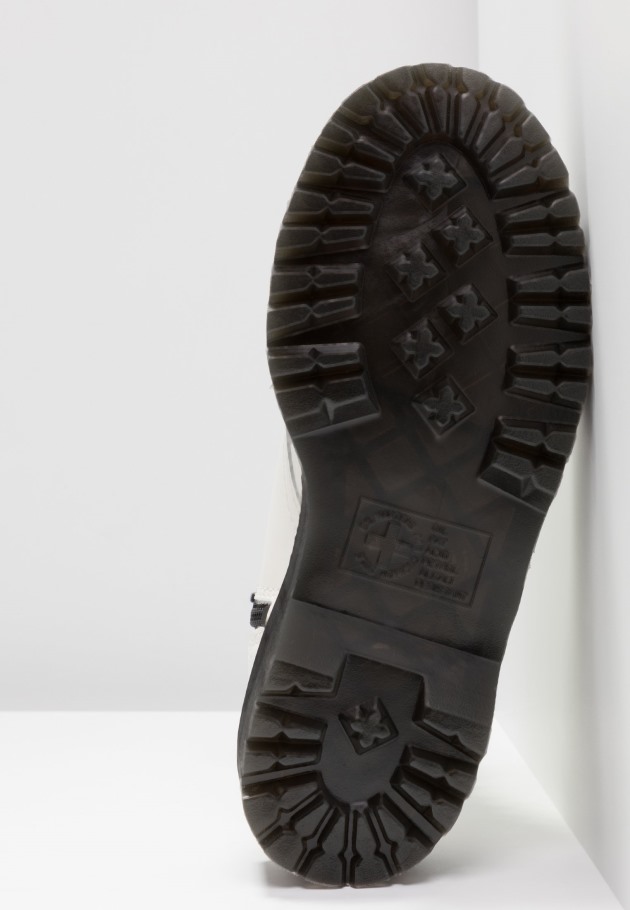 Outlet Branco Dr.martens Portugal Botins Plataforma Jadon Brancos