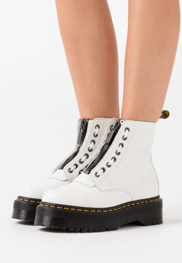 Dr.martens Portugal Botins Plataforma Sinclair Branco Tia Sally White Lisboa