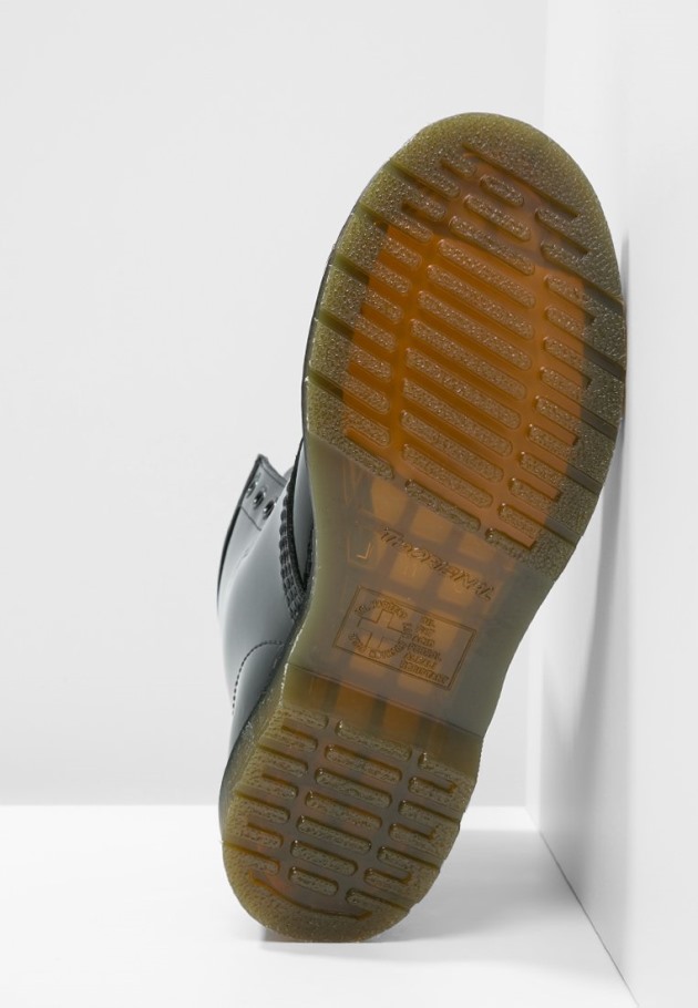 Outlet Preto Dr.martens Portugal 1460 Bota 8 Olhos Lamper Botins Com Atacadores Pretos