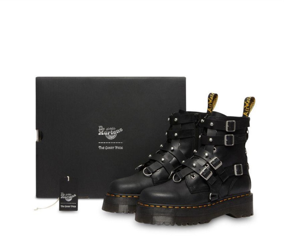 Outlet Dr.martens Portugal Jadon Tgf Preto Oleoso Ilusão Preto