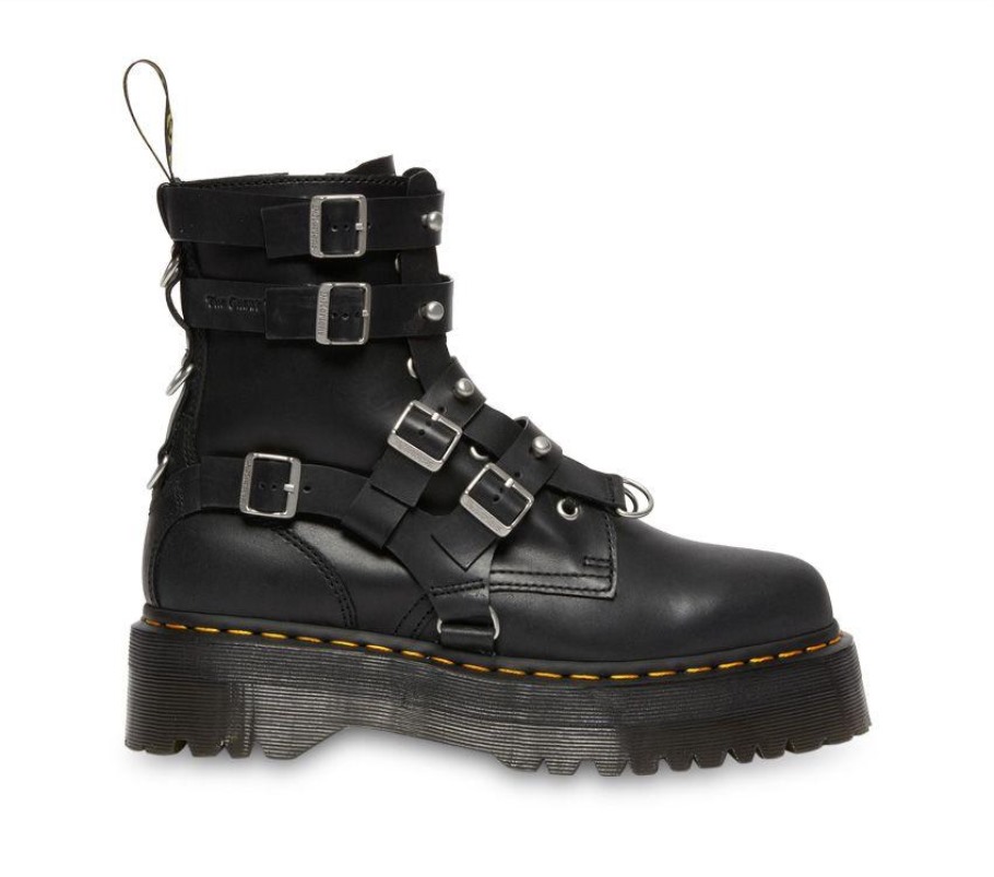 Outlet Dr.martens Portugal Jadon Tgf Preto Oleoso Ilusão Preto