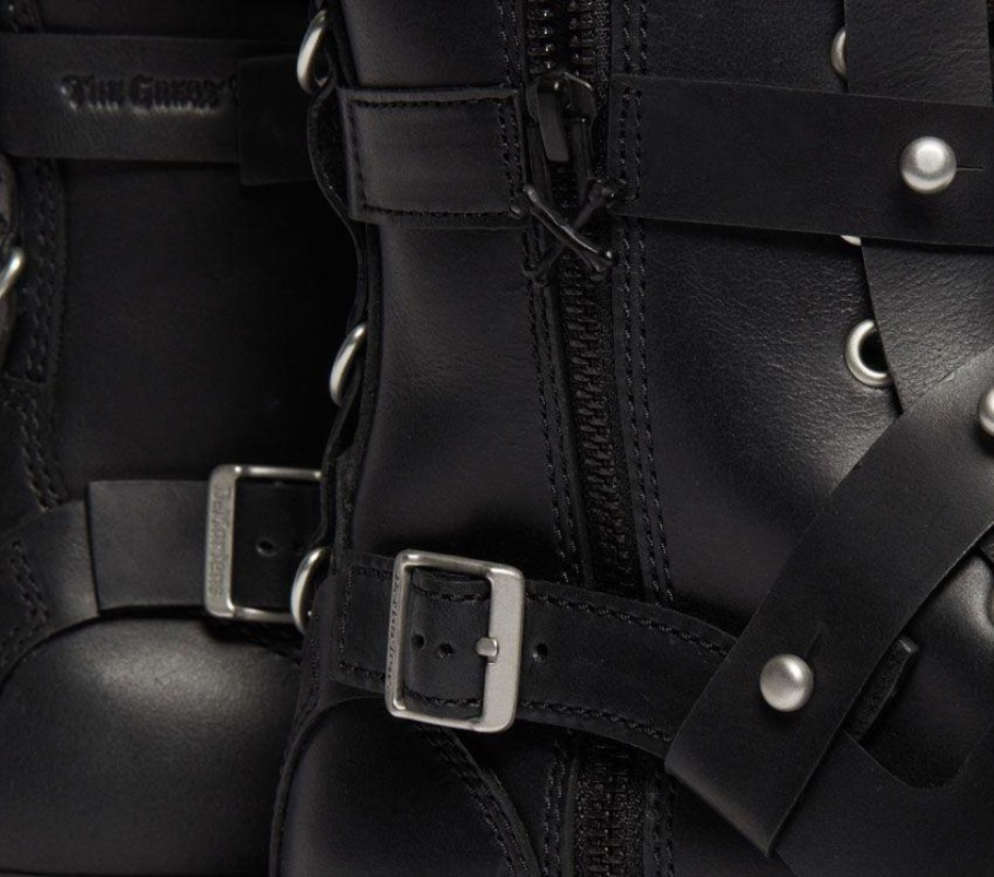 Outlet Dr.martens Portugal Jadon Tgf Preto Oleoso Ilusão Preto