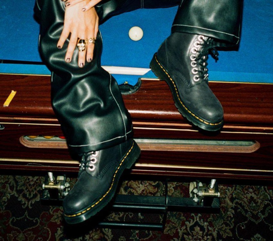 Black Lisboa Black Dr.martens Portugal 1460 Tgf