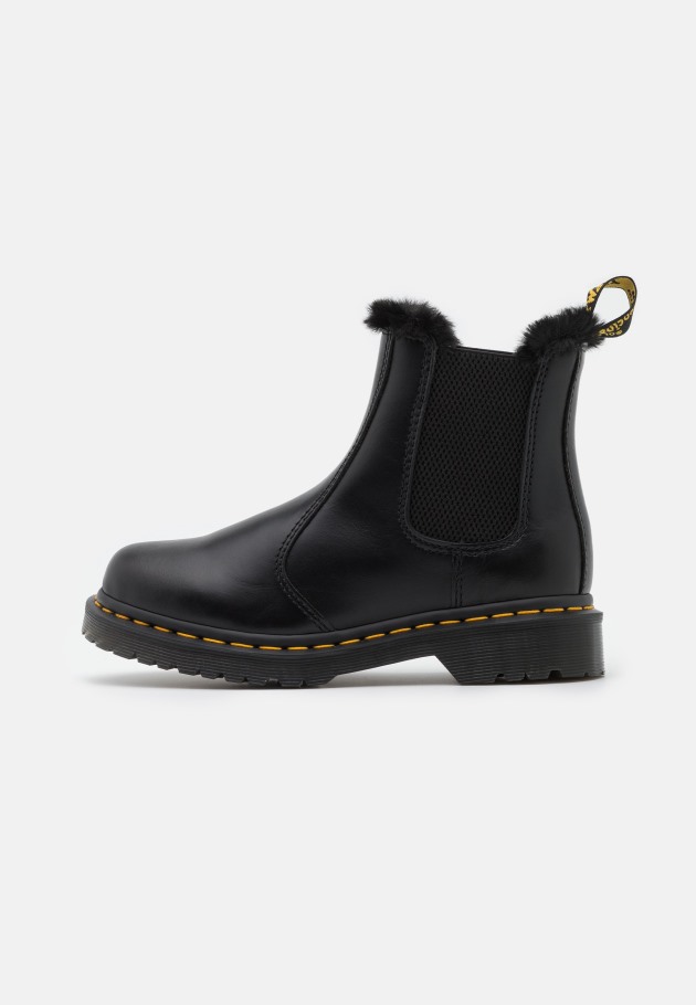 Outlet Cinza Escuro Dr.martens Portugal 2976 Botins Leonore Classic Cinza