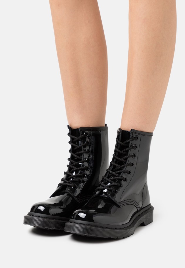 Outlet 1460 Botins Mono Com Atacadores Dr.martens Portugal Preto Preto