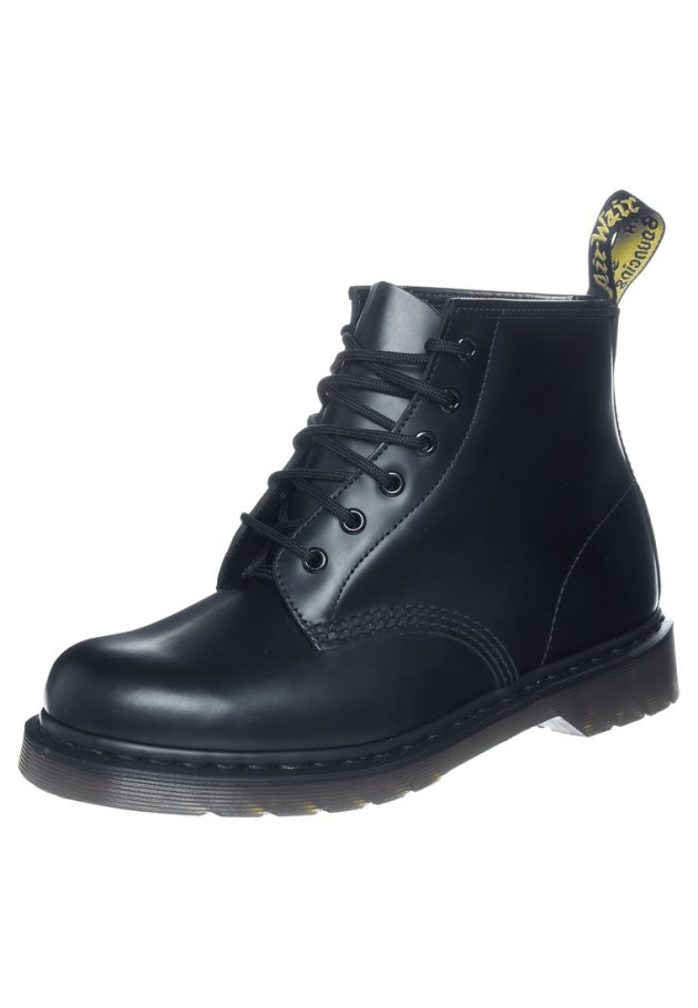 Lisboa Dr.martens Portugal 101 Botins Com Atacadores Preto Preto