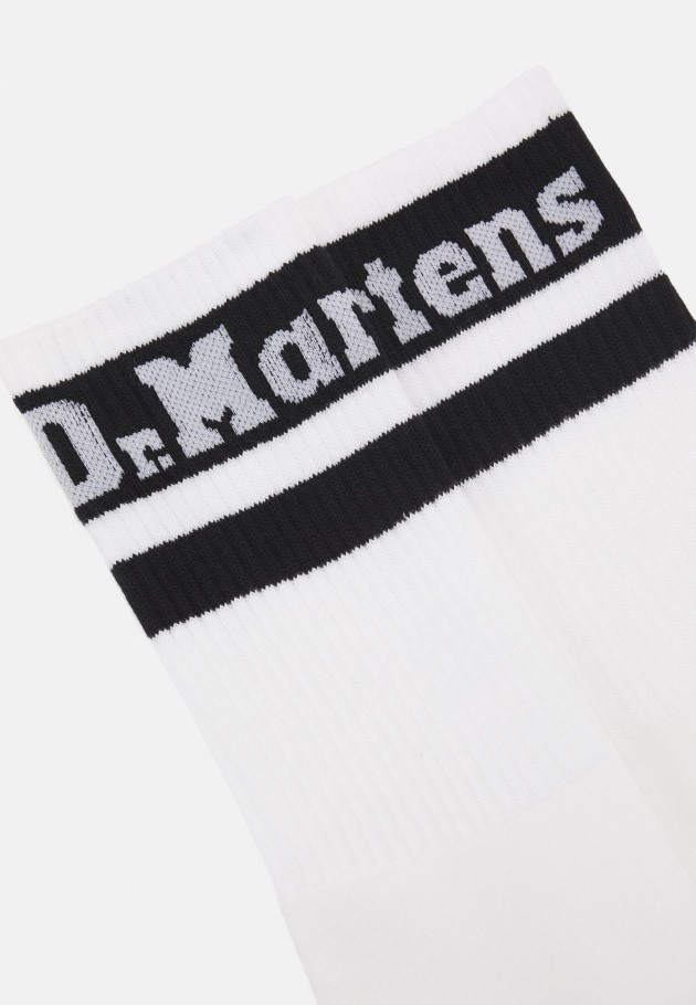 Lisboa Branco Dr.martens Portugal Atlético Unissex 3 Pack De Meias Brancas