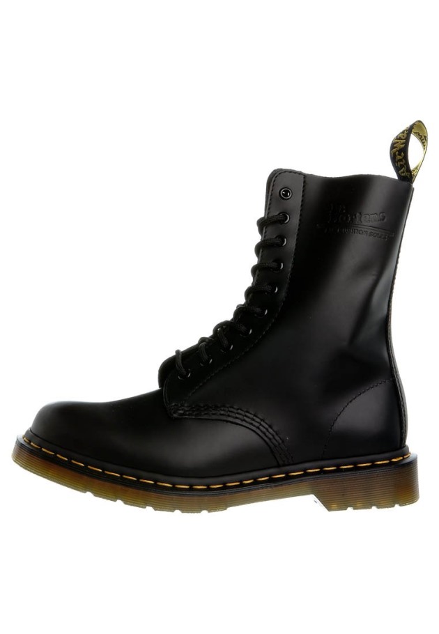 Outlet Preto Dr.martens Portugal Originals 1490 10 Eye Boot Botas Com Atacadores Preto