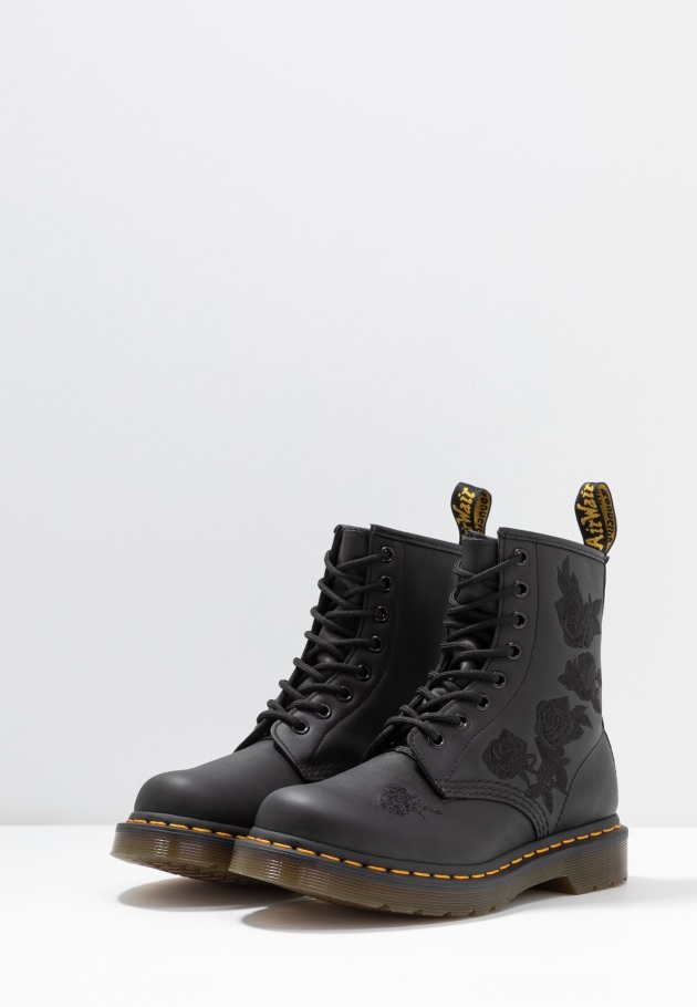 Outlet 1460 Vonda Botins Mono Com Atacadores Dr.martens Portugal Preto Preto