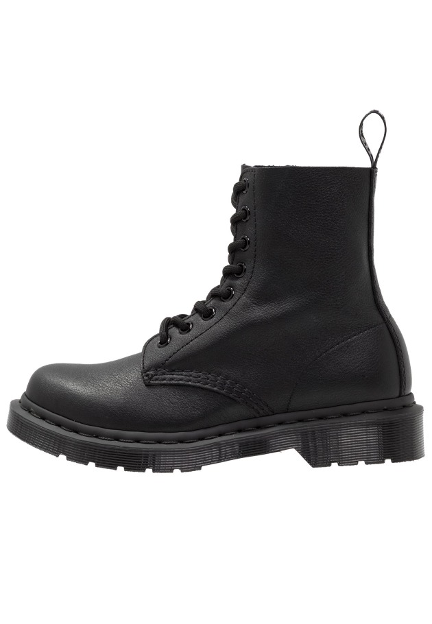 Dr.martens Portugal 1460 Pascal Mono 8 Eye Boot Botins Com Atacadores Preto Virginia Outlet Preto