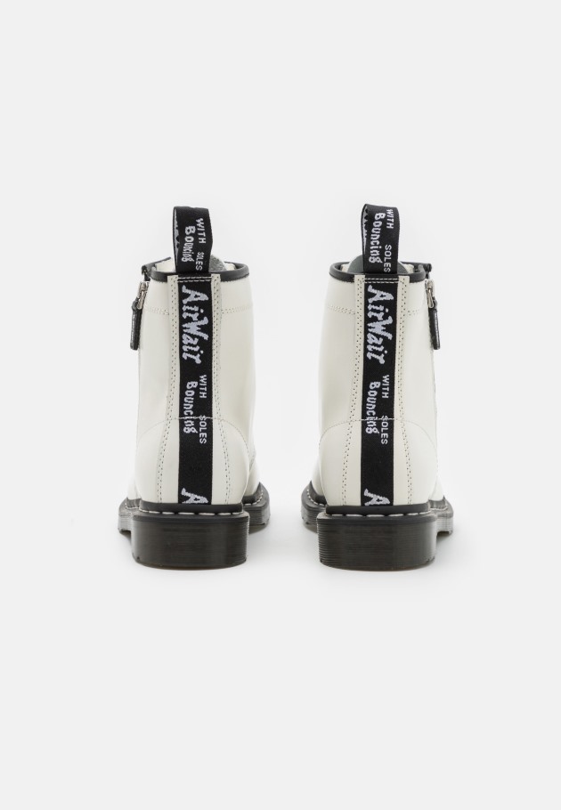 Outlet Branco Liso Dr.martens Portugal 1460 Botins Com Fecho De Correr Branco