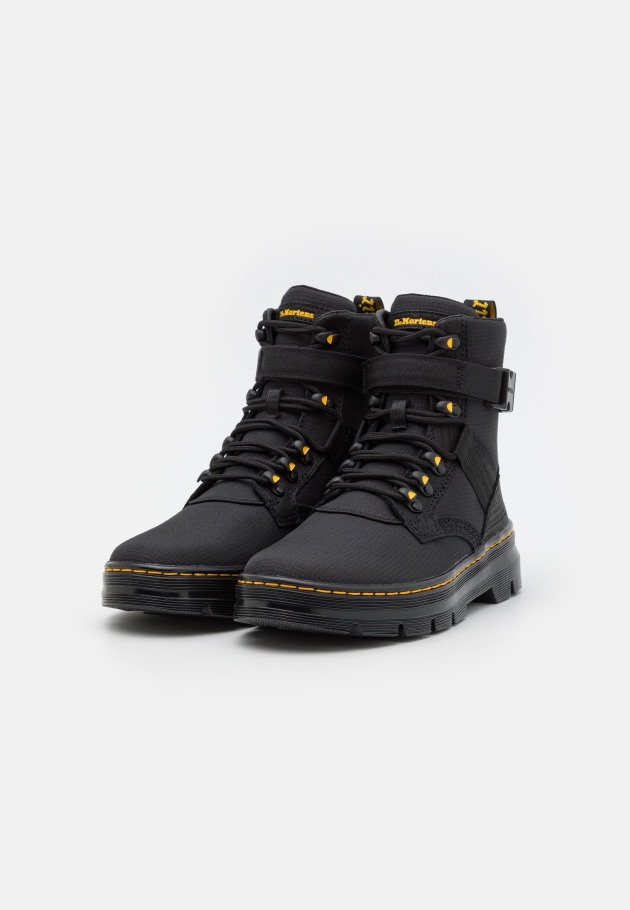 Dr.martens Portugal Combs Tech Ii Botins Unissex Com Atacadores Preto Outlet Preto