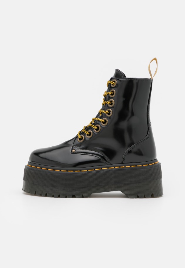 Botins Vegan Jadon Max Plataforma Dr.martens Portugal Preto Oxford Lisboa Preto
