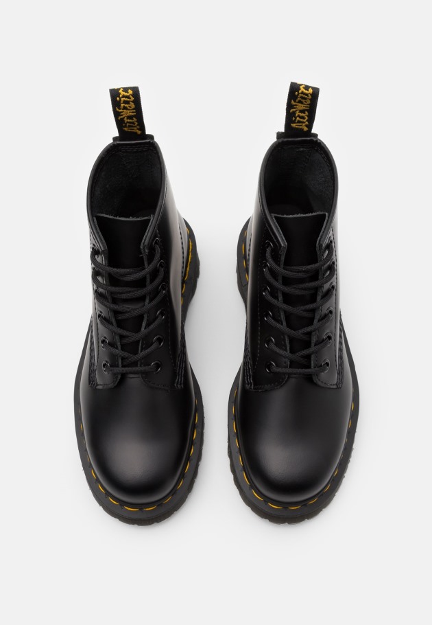 Outlet Dr.martens Portugal 101 Bex Botins Com Atacadores Preto Liso Preto