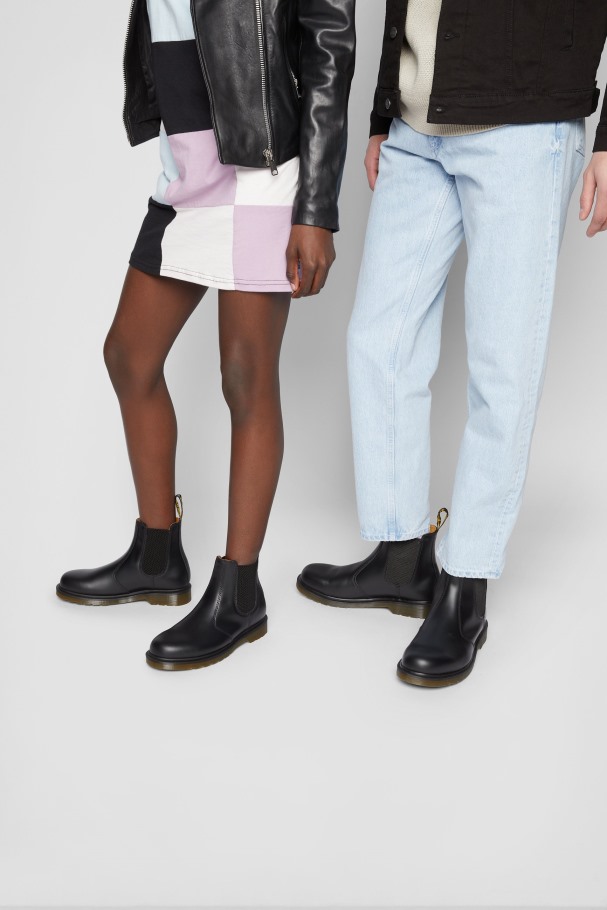 Botins Lisboa 2976 Chelsea Classic Dr.martens Portugal Preto Preto