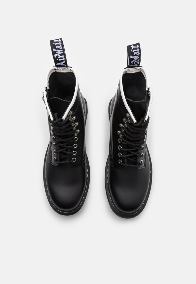 Lisboa 1460 Botins Com Fecho De Correr Dr.martens Portugal Preto Liso Preto