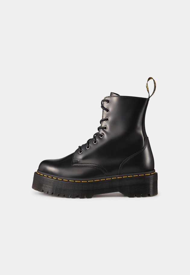 Lisboa Dr.martens Portugal Botins Plataforma Jadon Preto Preto