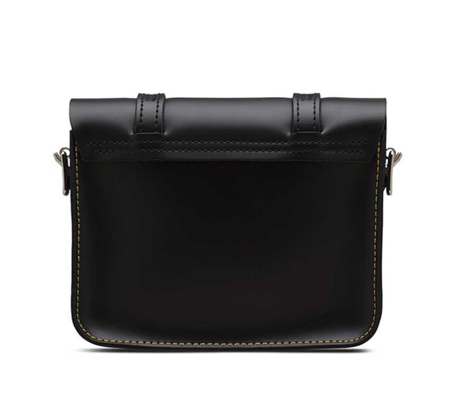 Lisboa Kiev Bolsa De Couro Dr.martens Portugal Preto Amarelo