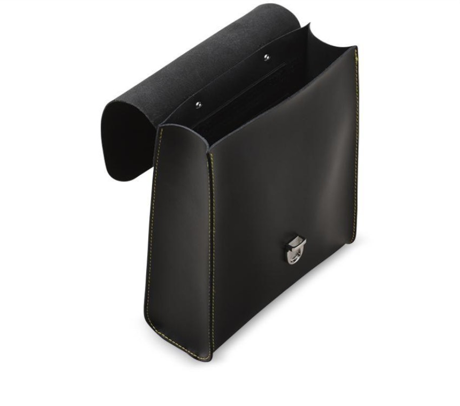 Outlet Dr.martens Portugal Mini Mochila Couro Zebra Preta