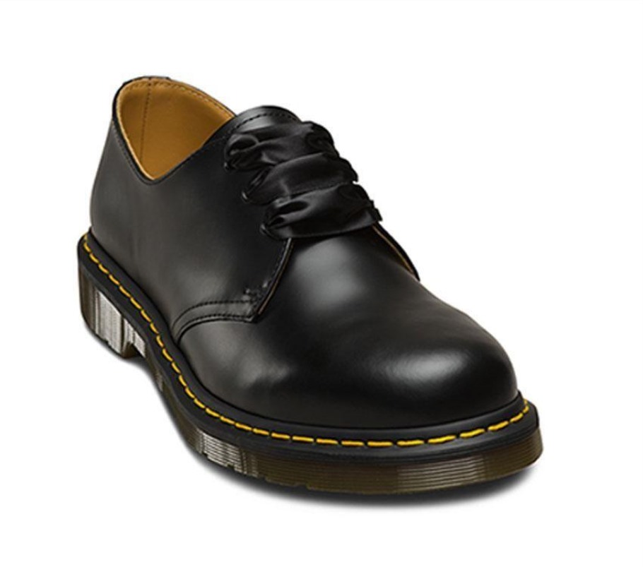 Preto Lisboa Dr.martens Portugal 65cm Laços Fita (3 Olhos) Preto