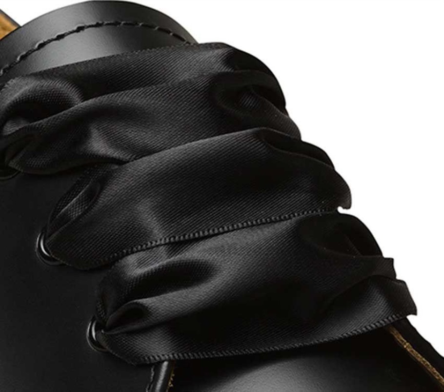 Preto Lisboa Dr.martens Portugal 65cm Laços Fita (3 Olhos) Preto