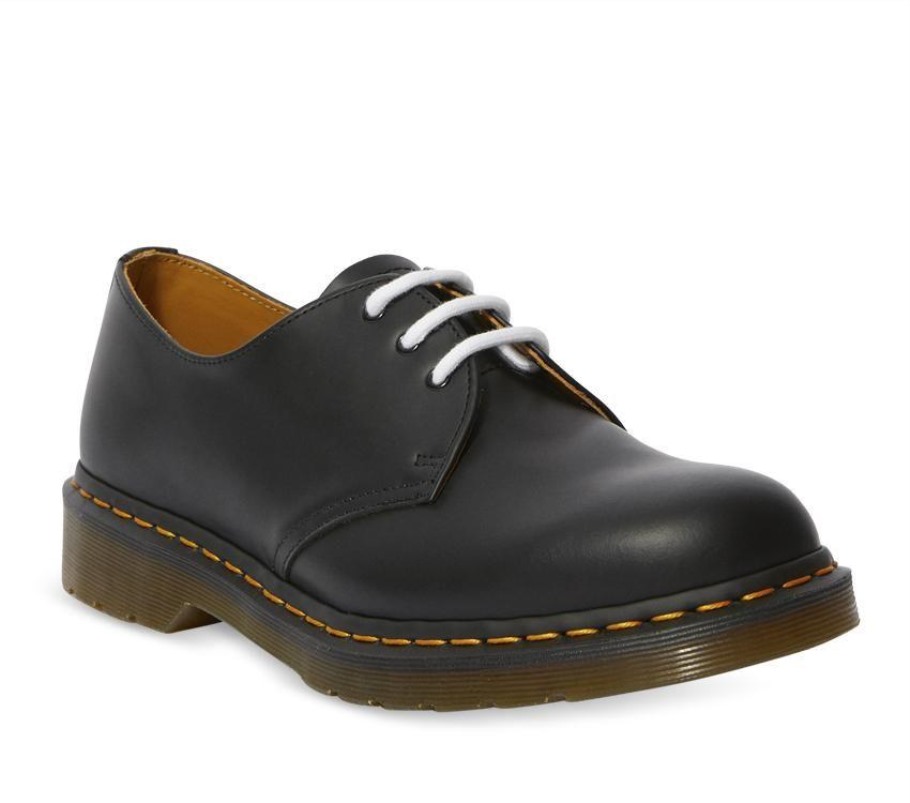 Lisboa Dr.martens Portugal 65cm Atacadores Redondos (3 Olhos) Branco Preto
