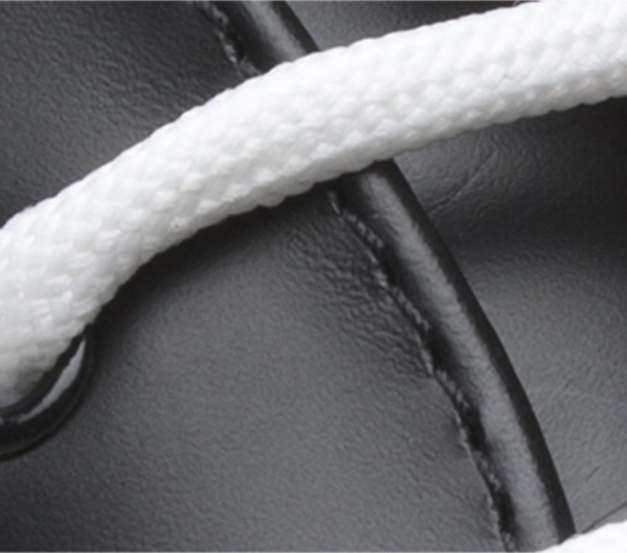 Lisboa Dr.martens Portugal 65cm Atacadores Redondos (3 Olhos) Branco Preto