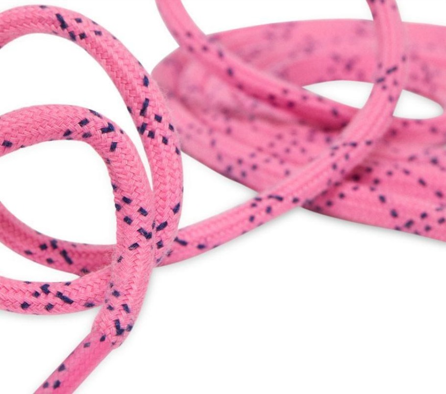 Dr.martens Portugal 140cm Rosa Pop Renda Rosa Pop Poliéster Lisboa Preto