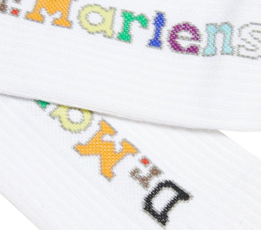 Lisboa Logotipo Vertical Dr.martens Portugal Orgulho Meia Vertical Prata