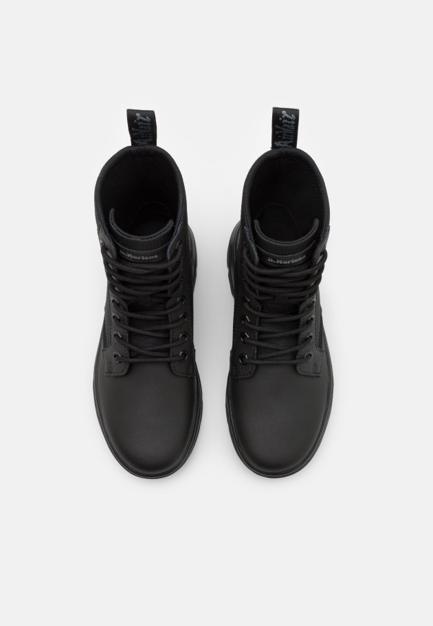 Preto Lisboa Dr.martens Portugal Combs Ii Botins Unissex Com Atacadores Pretos