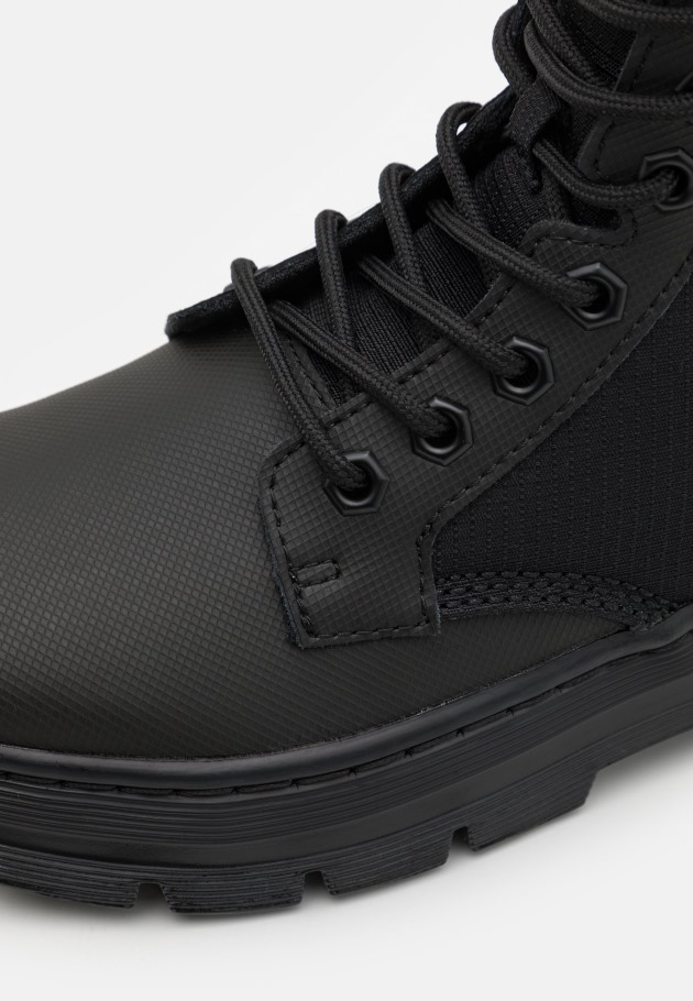 Preto Lisboa Dr.martens Portugal Combs Ii Botins Unissex Com Atacadores Pretos