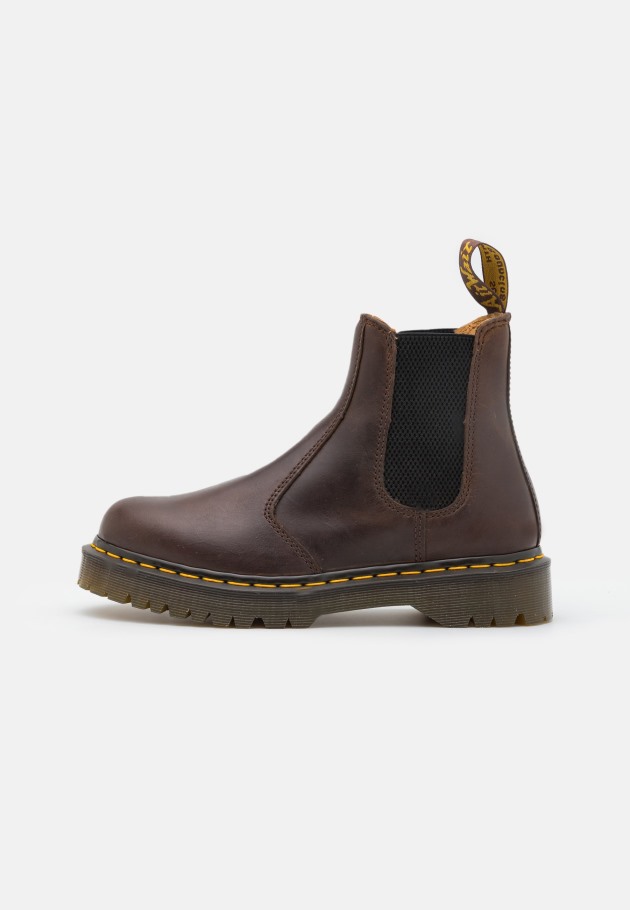 Dr.martens Portugal 2976 Bex Botins Clássicos Unissex Castanho Escuro Marrom Outlet Marrom