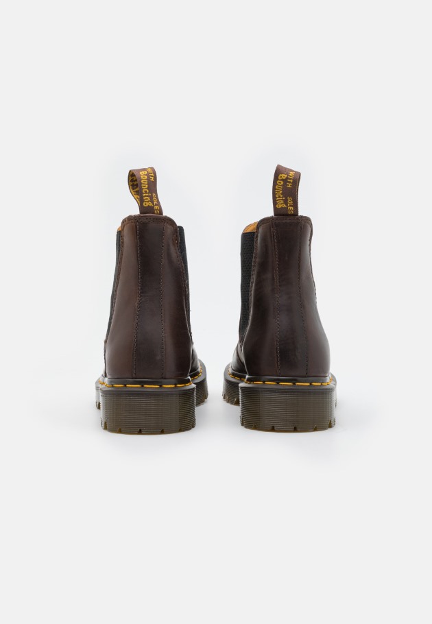 Dr.martens Portugal 2976 Bex Botins Clássicos Unissex Castanho Escuro Marrom Outlet Marrom