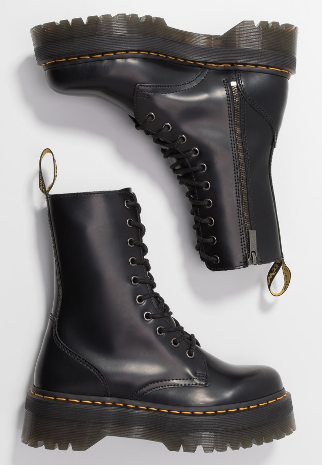 Botins Pretos Dr.martens Portugal Jadon Hi Plataforma Preto