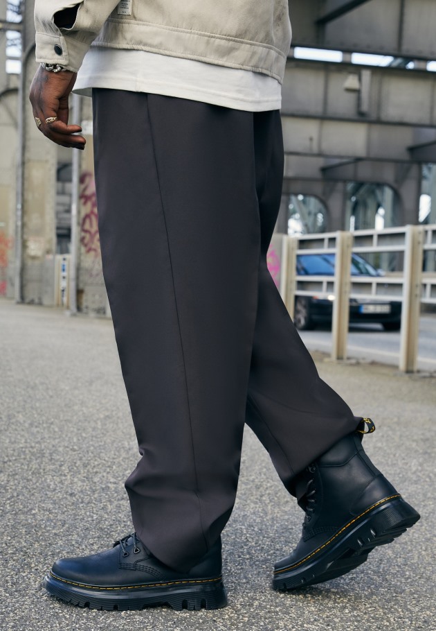 Tarik Wyoming Botins Unissex Com Atacadores Dr.martens Portugal Black Black Lisboa