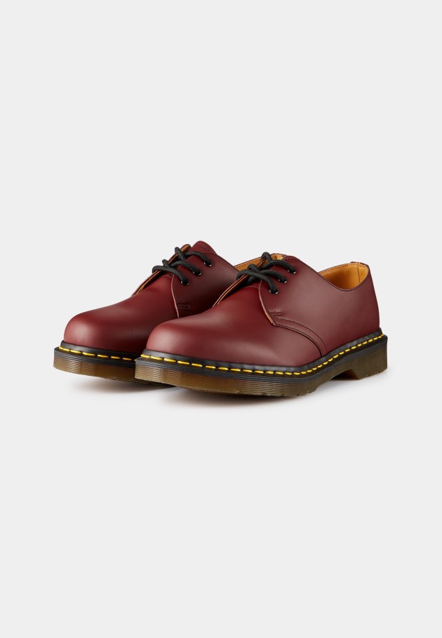 Lisboa 1461 Sapato 3 Olhos Casual Com Atacadores Dr.martens Portugal Vermelho Cereja