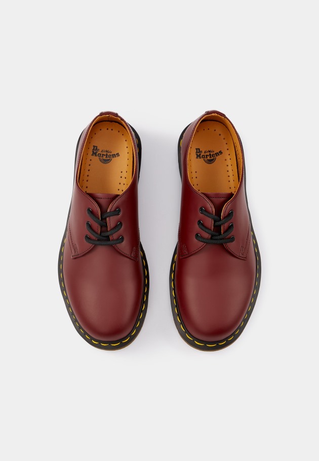 Lisboa 1461 Sapato 3 Olhos Casual Com Atacadores Dr.martens Portugal Vermelho Cereja