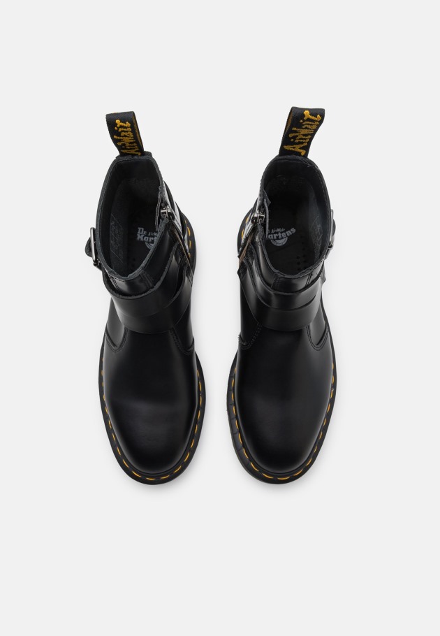 Outlet James Botins Unissex Classic Dr.martens Portugal Preto Preto