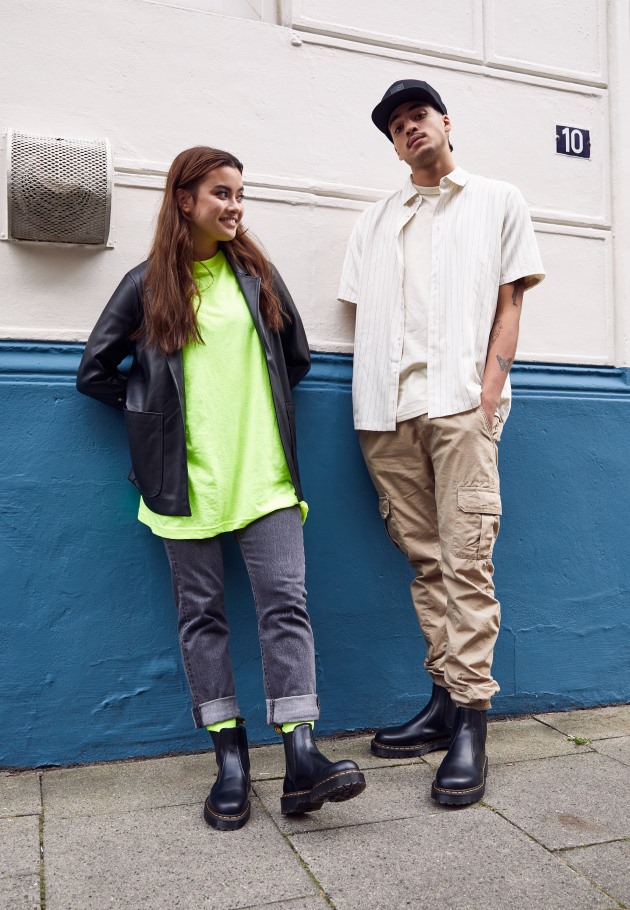 Botins Preto Liso Dr.martens Portugal 2976 Bex Classic Lisboa Preto