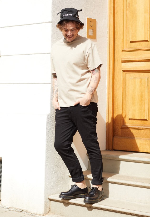 Lisboa Dr.martens Portugal 1461 Bex Unissex Casual Lace Ups Preto Liso Preto