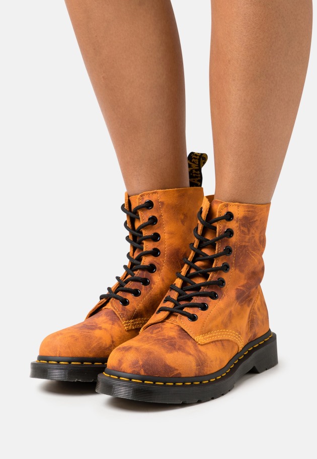 Botins Outlet 1460 Pascal Classic Dr.martens Portugal Laranja Queimado