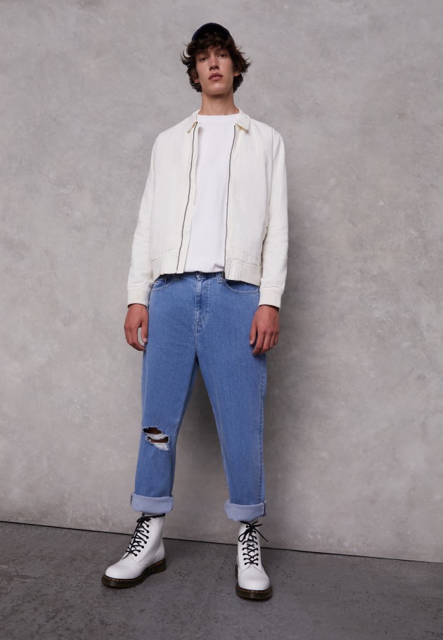 Branco Dr.martens Portugal 1460 Botins 8 Olhos Com Atacadores Lisboa Branco