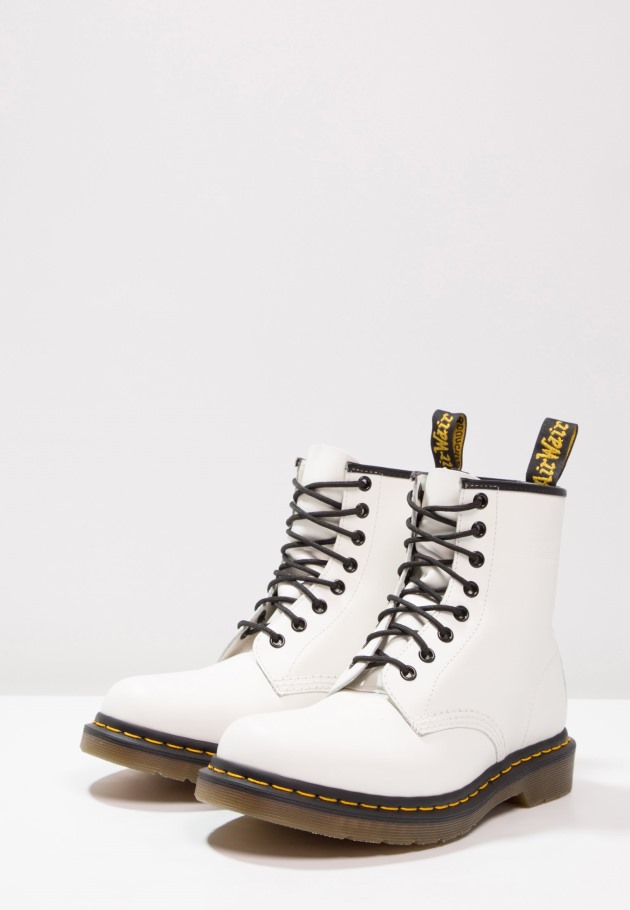 Branco Dr.martens Portugal 1460 Botins 8 Olhos Com Atacadores Lisboa Branco