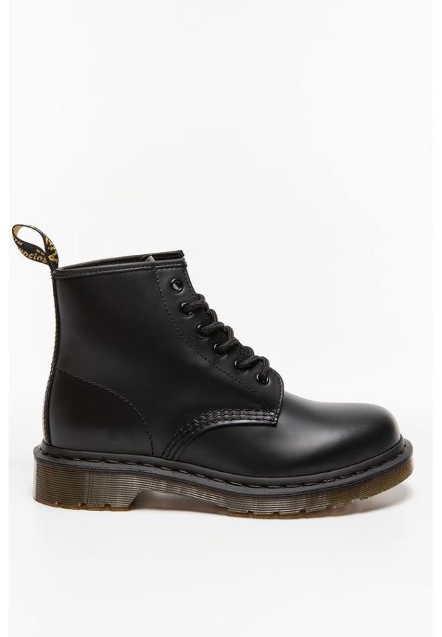 Lisboa Preto Dr.martens Portugal Botins Com Atacadores Pretos