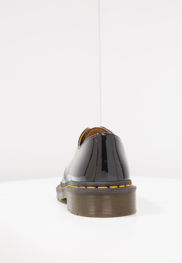 Lisboa Preto Dr.martens Portugal 1461 Sapato 3 Olhos Patente Lamper Lace Ups Preto